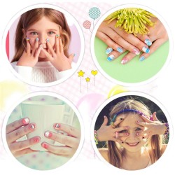 Paznokcie samoprzylepne kwiaty