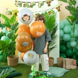 Balony zwierzęta lasu las Woodland 12” 8 szt.