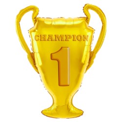 Balon foliowy złoty puchar...