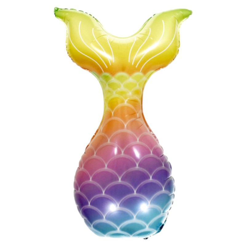 Balon foliowy ogon syrenki 48x82 cm