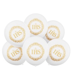 ihs 6 szt balony komunia
