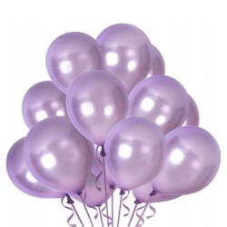 Balon Metaliczny Fioletowy 30 cm 8 szt.
