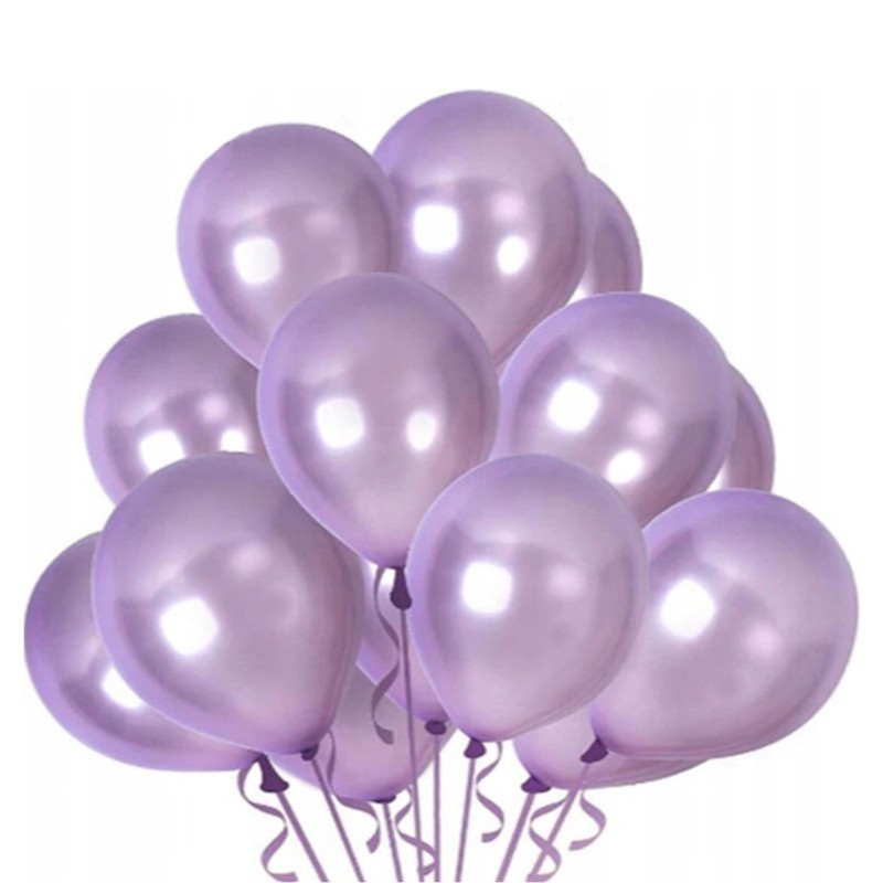 Balon Metaliczny Fioletowy 30 cm 8 szt.