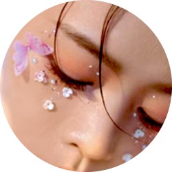 Naklejki kryształki motylki FaceGem