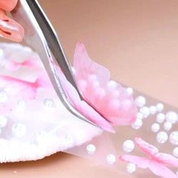 Naklejki kryształki motylki FaceGem