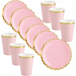 Zestaw 6 osób talerzyki...