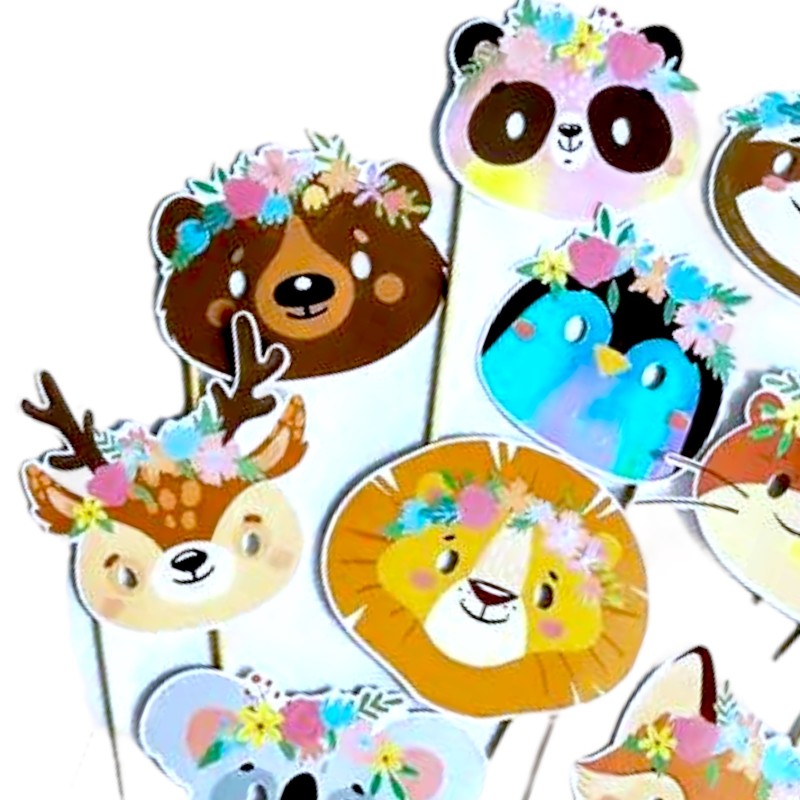 Foto rekwizyty foto budka Toppery Leśne Zwierzęta