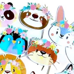 Foto rekwizyty foto budka Toppery Leśne Zwierzęta