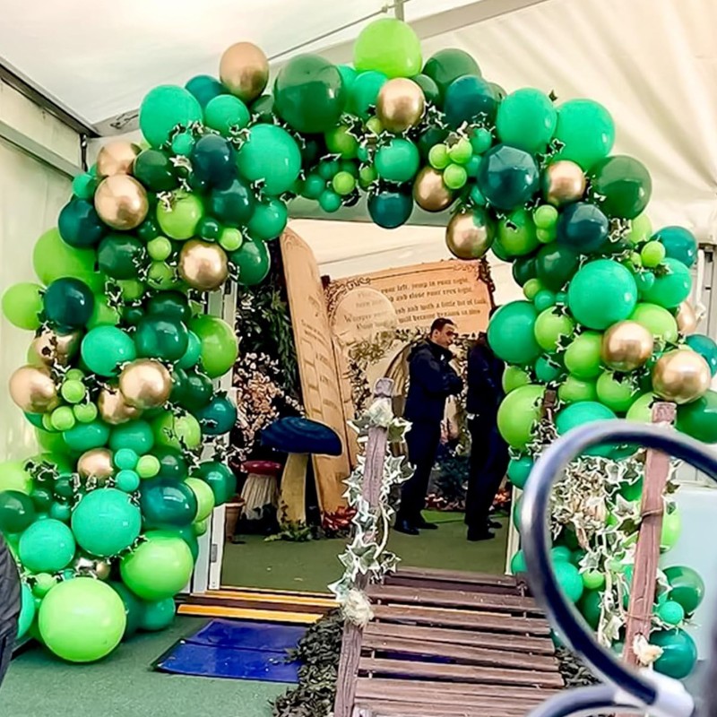 Balony lateksowe 10 cali 25cm ciemno zielone