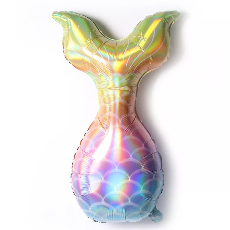 Balon foliowy ogon syrenki 48x82 cm