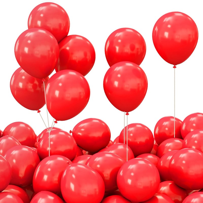 Czerwone Balony lateksowe 5 cali 13cm czerwony