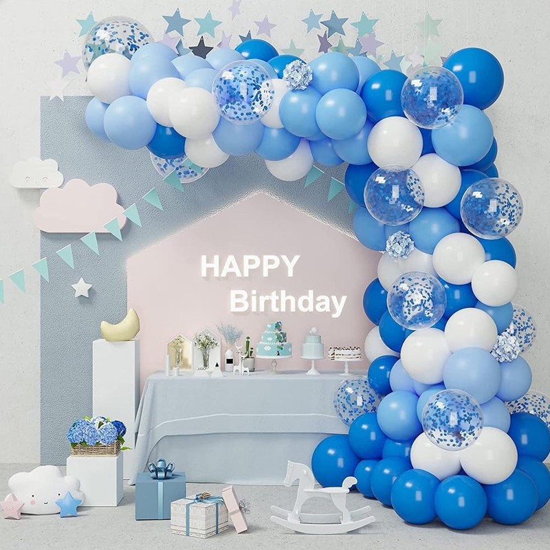 Balony lateksowe 5 cali 13cm niebieskie