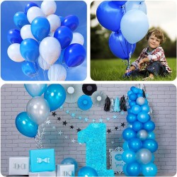 Balony lateksowe 5 cali 13cm niebieskie