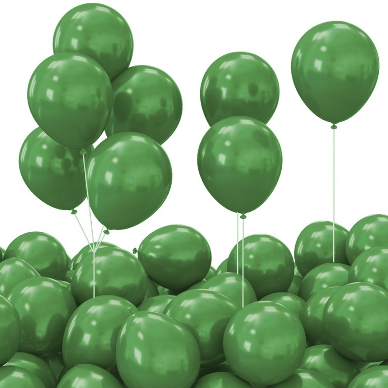 Balony lateksowe 5 cali 13cm zielone