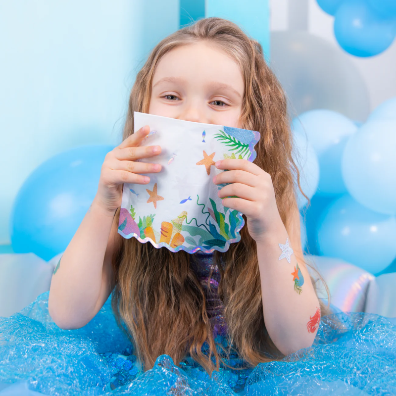 Serwetki syrenka Podwodny świat syrenka 10szt.