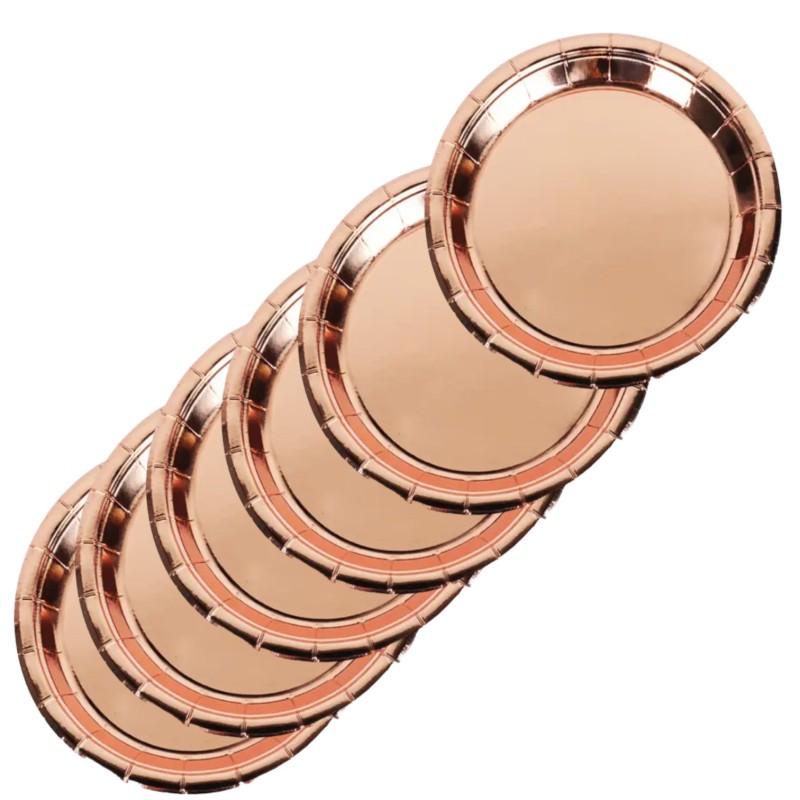 Zestaw naczyń jednorazowych Talerzyki Kubeczki 12szt