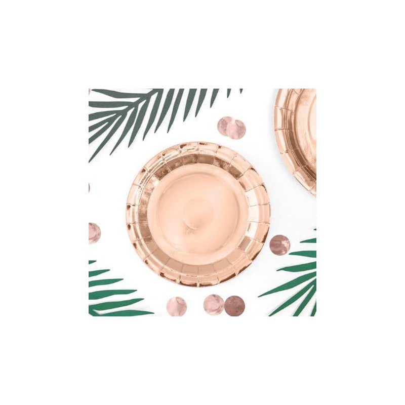 Zestaw naczyń jednorazowych Talerzyki Kubeczki 12szt