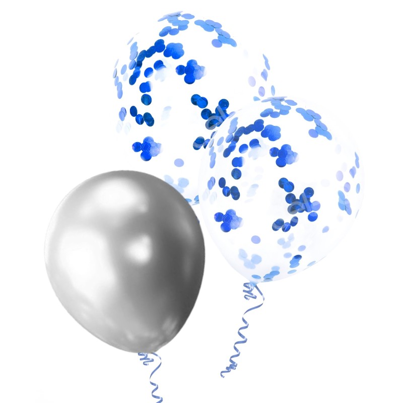 Zestaw balonów Stitch urodzinowych niebieska cyfra 100cm