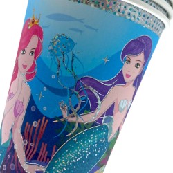 Zestaw kubeczki talerzyki dekoracja Syrenka Arielka Mermaid