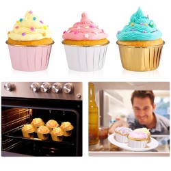 Złote Foremki do babeczek papilotki Foremka Muffinki