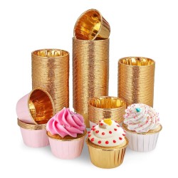 Złote Foremki do babeczek papilotki Foremka Muffinki