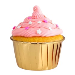 Złote Foremki do babeczek papilotki Foremka Muffinki