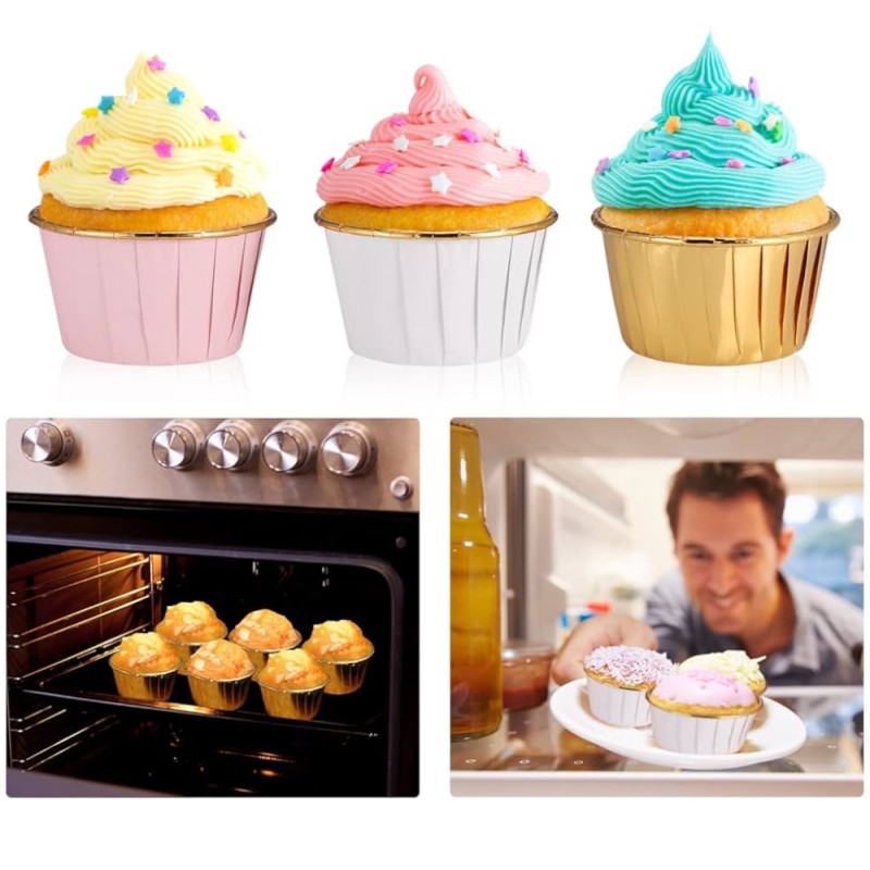 Foremki miętowe do babeczek papilotki Foremka Muffinki