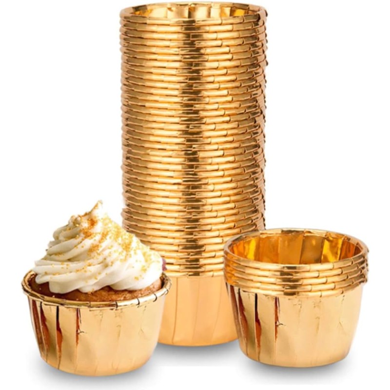 Złote Foremki do babeczek papilotki Foremka Muffinki