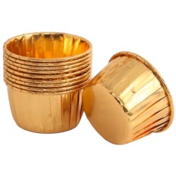 Złote Foremki do babeczek papilotki Foremka Muffinki