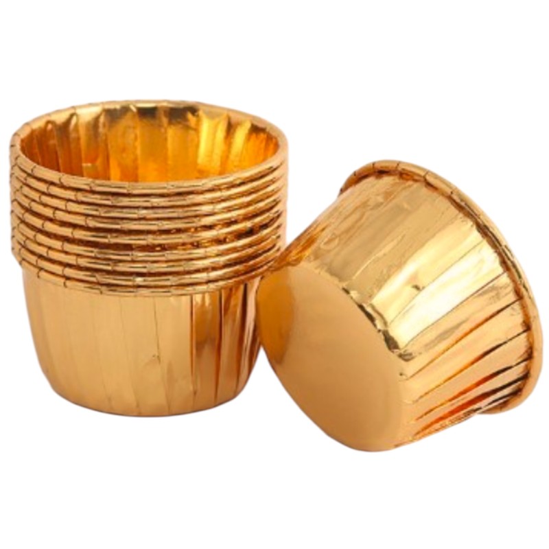 Złote Foremki do babeczek papilotki Foremka Muffinki