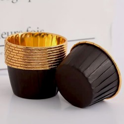 Foremki czarno złote