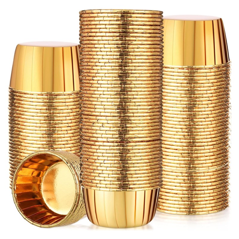 Złote Foremki do babeczek papilotki Foremka Muffinki