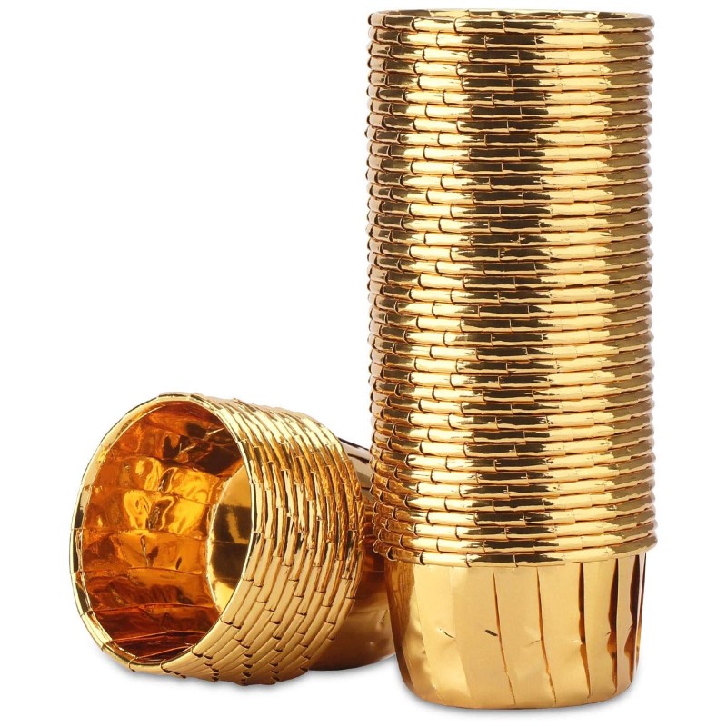 Złote Foremki do babeczek papilotki Foremka Muffinki