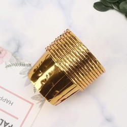 Złote Foremki do babeczek papilotki Foremka Muffinki