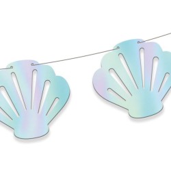 Girlanda dekoracyjna muszelki muszle opalizujące Syrenka