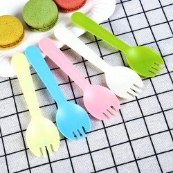 Zestaw talerzyki i sztućce do tortu 5 szt.