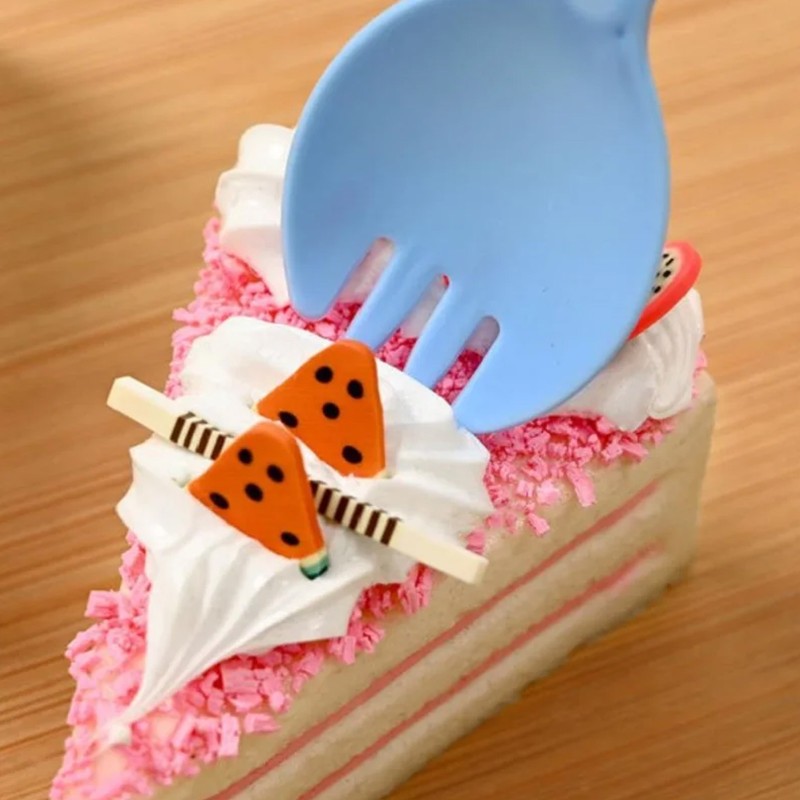 Zestaw talerzyki i sztućce do tortu 5 szt.