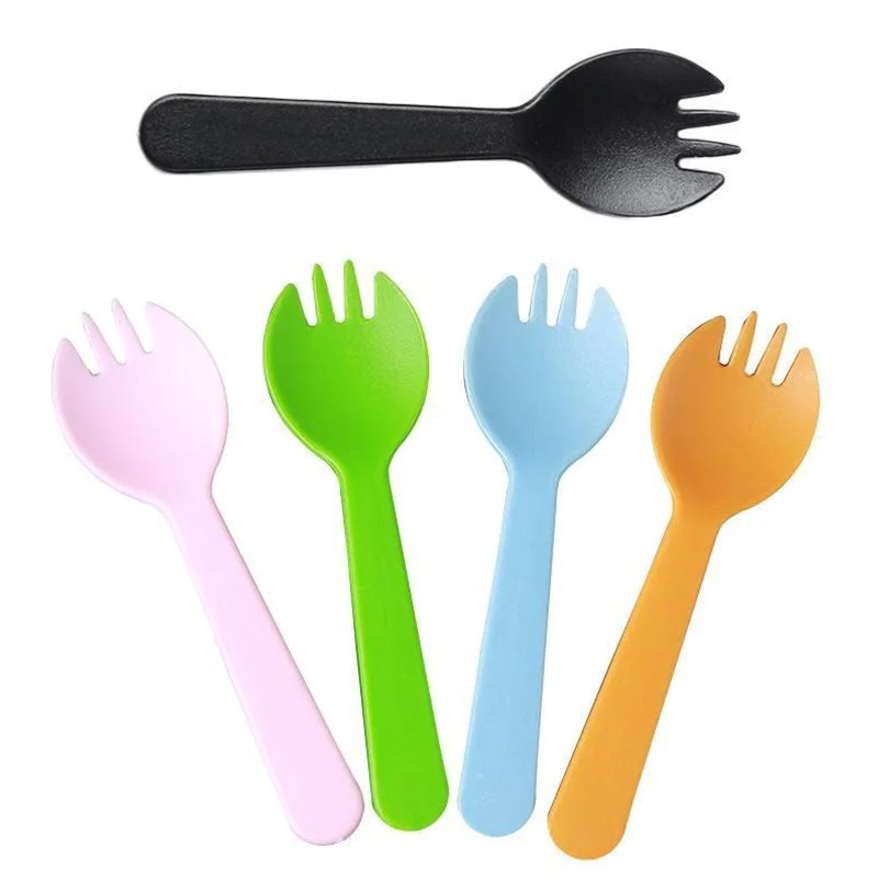 Zestaw talerzyki i sztućce do tortu 5 szt.