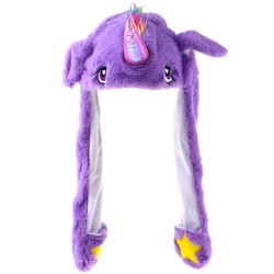 Czapka Jednorożec z ruchomymi uszami