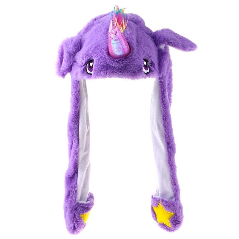 Czapka Jednorożec z ruchomymi uszami