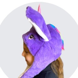 Czapka Jednorożec z ruchomymi uszami
