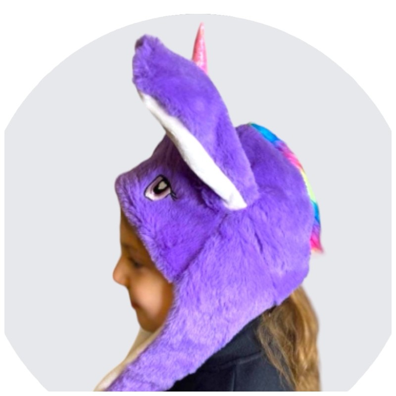 Czapka Jednorożec z ruchomymi uszami