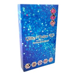 Zestaw do robienia tatuaży Tatuaże brokatowe BROKATY Tattoo Glitter Kit
