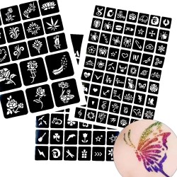 Zestaw do robienia tatuaży Tatuaże brokatowe BROKATY Tattoo Glitter Kit