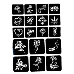 Zestaw do robienia tatuaży Tatuaże brokatowe BROKATY Tattoo Glitter Kit