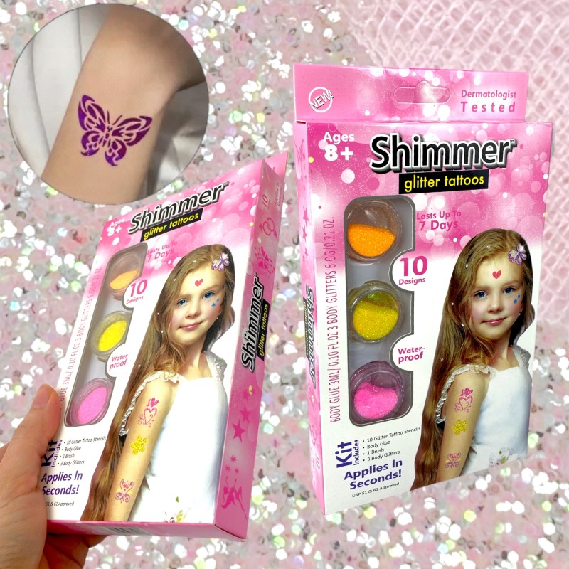 Zestaw do robienia tatuaży Glitter Kit