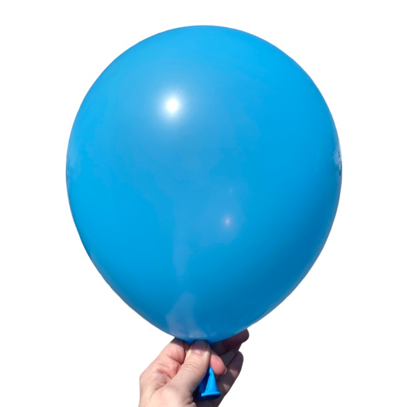 Balony lateksowe gładkie niebieski 12" 30cm