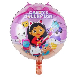 Balon foliowy Gabi dollhouse okrągły 45cm