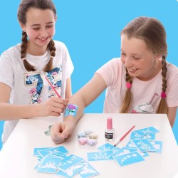 Zestaw do robienia tatuaży Tatuaże brokatowe BROKATY Tattoo Glitter Kit