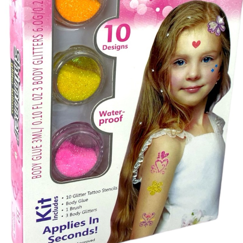 Zestaw do robienia tatuaży Glitter Kit